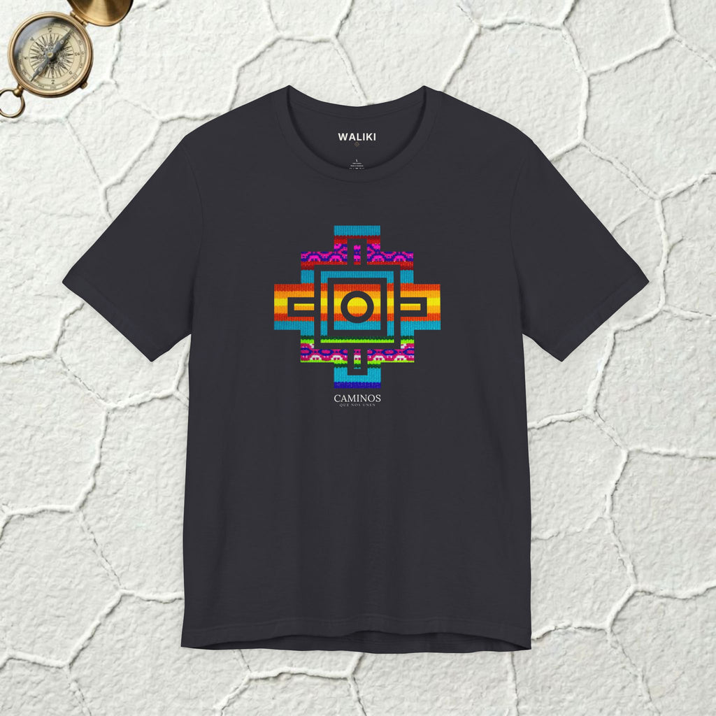 Chakana Bolivia Shirt | Caminos que nos Unen | Aguayo Edition