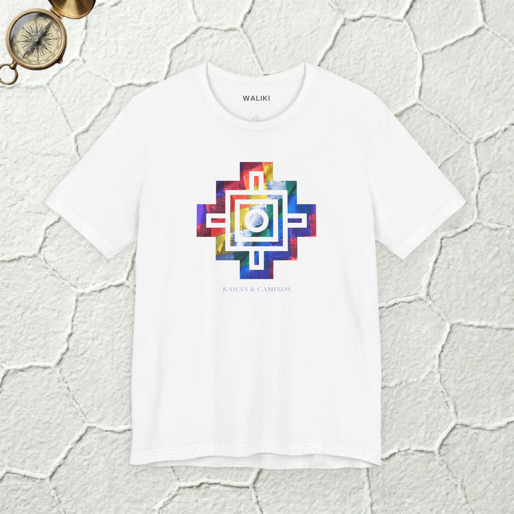 Chakana Bolivia Shirt | Raíces y Caminos Shirt | Wiphala Edition