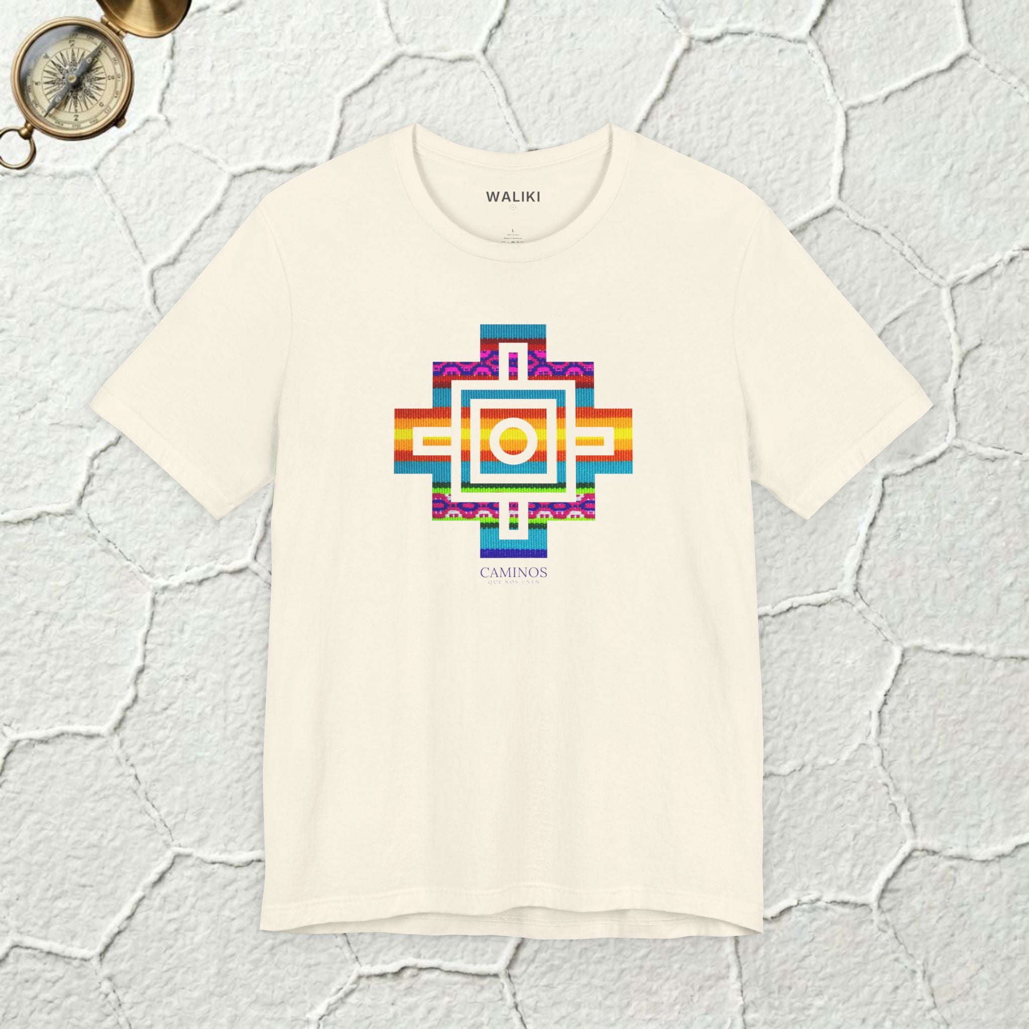 Chakana Bolivia Shirt | Caminos que nos Unen | Aguayo Edition