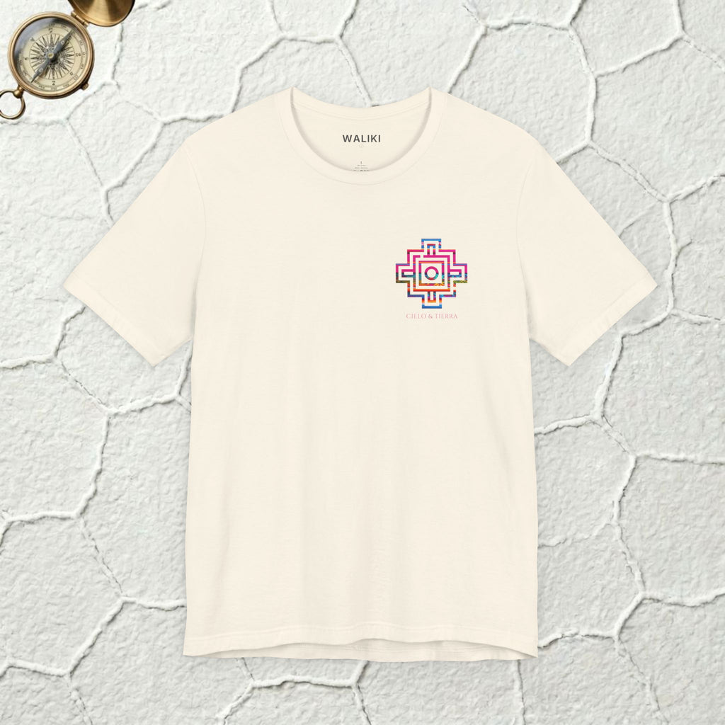 Chakana Bolivia Shirt | Earth & Sky | Outline Edition